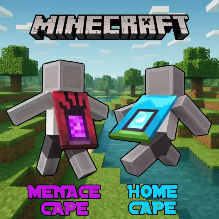 Minecraft - Home Cape | Menace Cape - Java & Bedrock (PC XBOX PSN Switch) - Image 1
